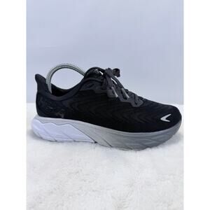 Hoka One One Arahi 6 Womens Black White Stability Running Shoes Size 8